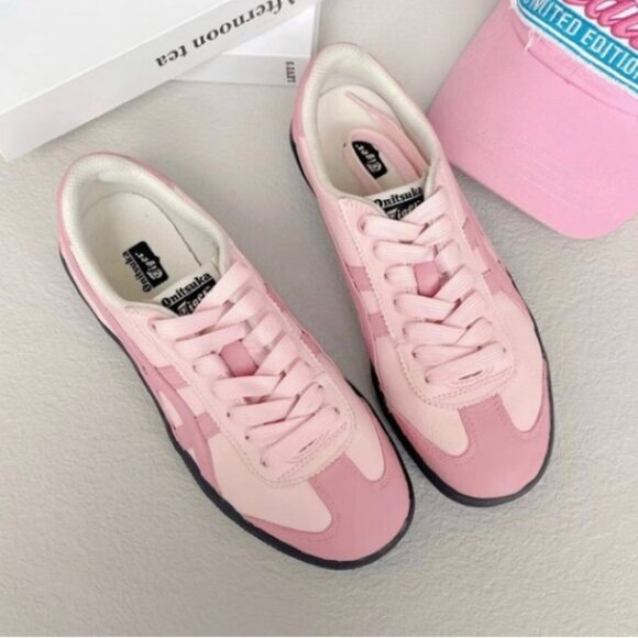 New asics Onitsuka Tiger casual shoes pink women's casual shoes - Picture 2 of 5